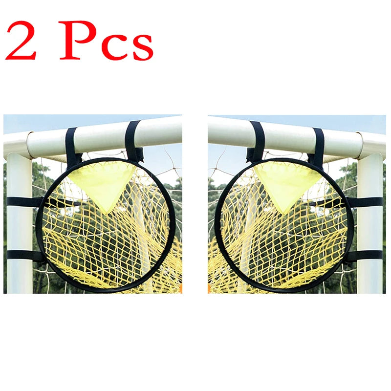1/2Pcs Football Target Net Foldable Football Training Net Easy to Attach and Detach Soccer Goal for Football Training Practice