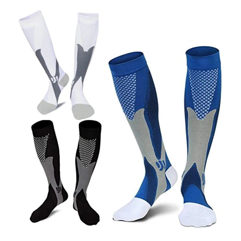 Medical Sport Compression Socks Men and Women 20-30Mmhg Run Nurse Socks for Varicose Veins Running Cycling Travel Socks