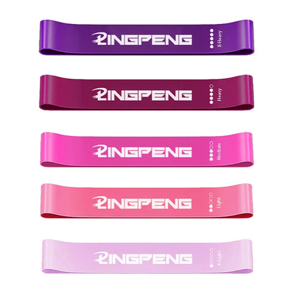 Portable Fitness Workout Equipment Rubber Resistance Bands Yoga Gym Elastic Gum Strength Pilates Crossfit Women Weight Sports