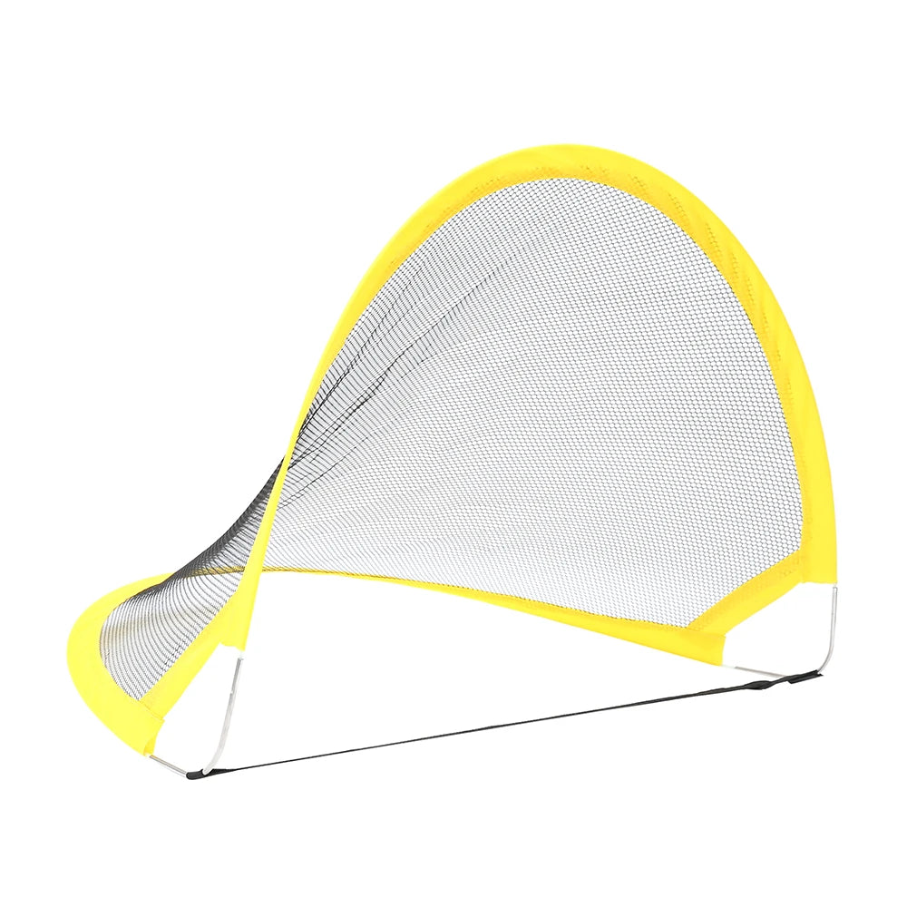 2Pcs Football Goals Portable Lightweight Goal Set for Training and Pickup Games Sports Foldable Pop-Up Dome Shaped Goals