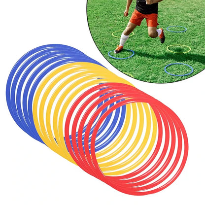 5Pcs Durable Agility Training Rings Portable Football Soccer Speed Agility Training Rings Sport Futbol Training Equipment