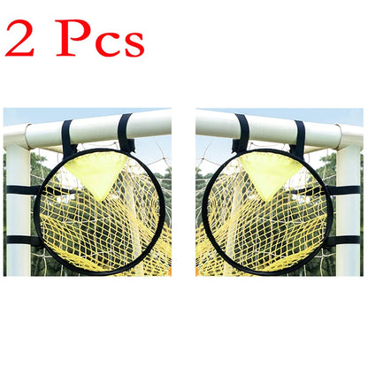 1/2Pcs Football Target Net Foldable Football Training Net Easy to Attach and Detach Soccer Goal for Football Training Practice