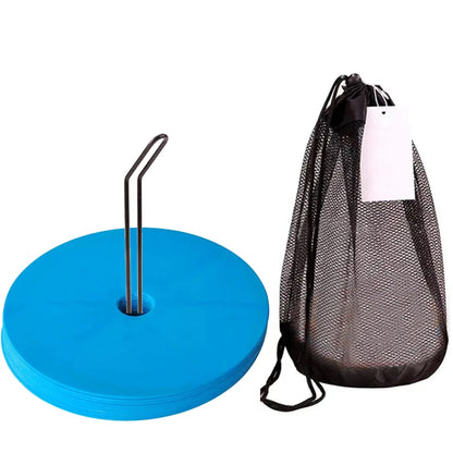 10Pcs Soccer Flat Cones Marker Disc High Quality Football Basketball Training Aids Sports Training Equipment Accessories